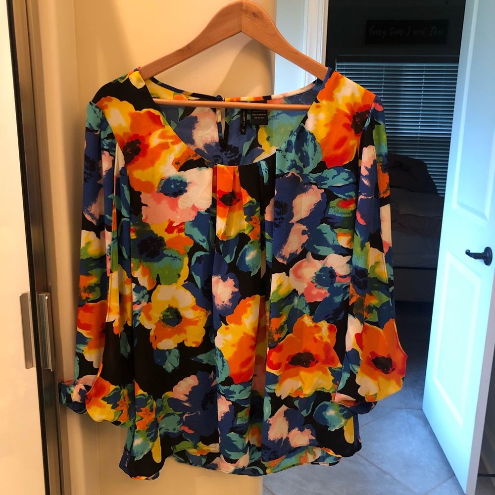 New Directions Colorful Blouse (XL)